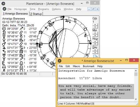 astrology chart progression program for mac